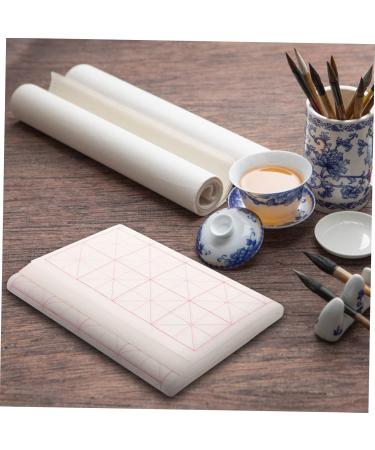 CORHAD 100pcs Grid Rice Paper Painting Paper Picture Paper Calligraphy Supply Quarto Art Paper X32 - Buy Online on SooperMarket.com