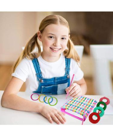 Hazms 293 Pcs Loom Potholder Loops Kit with Crochet Hooks for Kids | DIY Crafts Supplies for 7-Inch Weaving Loom - Buy Online on SooperMarket.com