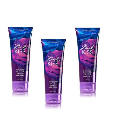 Bath & Body Works Dark Kiss Triple Moisture Body Cream - Shea Enriched - Pack of 3
