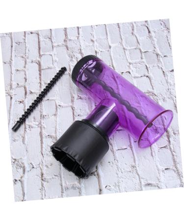 Baluue Dryer Mouth Cover Electric Hot Rollers Heating Hair Straighteners Hairdressing Roller Purple 18*8.5cm Purple - Buy Online on SooperMarket.com