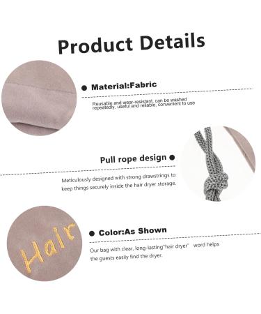 Baluue 5pcs Hair Dryer Organizers Bag Brush Bag Travel Hair Dryer Bag Drawstring Bags Portable Deyer Cloth - Buy Online on SooperMarket.com