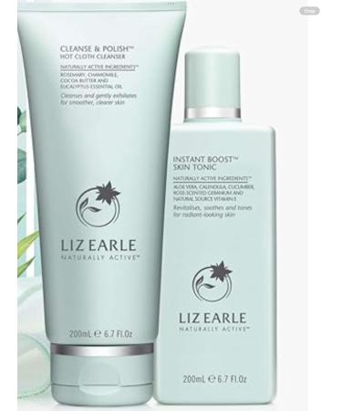 Liz Earle Cleanse & Polish 200ml & Instant Boost Skin Tonic 200ml