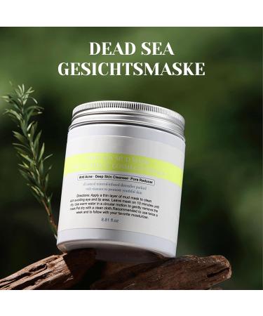 Face Mask - Dead Sea Mask - Clay Mask Face for Cleans Acne and Dark Spots Pores Reducing Face Masks Beauty 250 g - Buy Online on SooperMarket.com