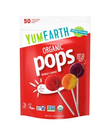 YumEarth Organic Lollipops - Variety Pack - 50 Count