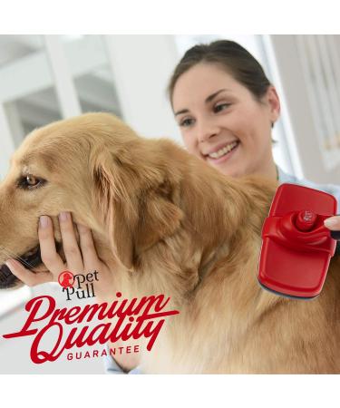 Professional Pet Grooming Kit with Self Cleaning Slicker Brush for Dogs & Cats | Reduces Shedding Fur | Includes Pet Hair Remover Gloves | Combo Gift Set - Buy Online on SooperMarket.com
