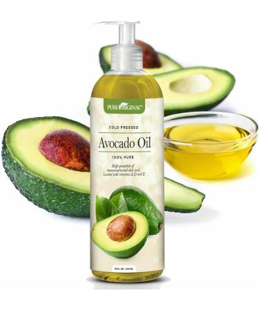 Pure Original 100% Fractionated Oil 16 fl Oz | Best for Aromatherapy Massage Therapy Hair & Skin Care Moisturizer & Essential Oil Carrier - Buy Online on SooperMarket.com