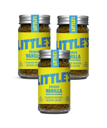 Little's French Vanilla Flavoured Instant Coffee 50g - Pack of 3