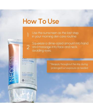NEOGENLAB DERMALOGY UVA/UVB SPF50 Day-Light Protection Airy Sunscreen 1.69 oz - Moisturizing Weightless Sunscreen - Buy Online on SooperMarket.com