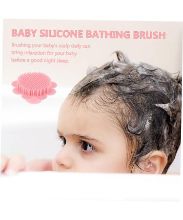 Infant Scalp Bathing Brush Set - Safe Silicone Toddler Hair-Washing Tool - Buy Online on SooperMarket.com