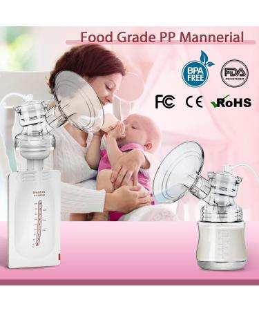 Double Electric Milk Pump | 3 Modes, 9 Levels, 2 Flange Sizes | Rechargeable Nursing Pump with Storage Bag | Ideal for Home and Travel - Buy Online on SooperMarket.com