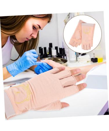 minkissy 1 Pair Golf Glove Gloves Nail Art Supplies Nail Art Accessory Accessories Radiation Protection Cotton - Buy Online on SooperMarket.com