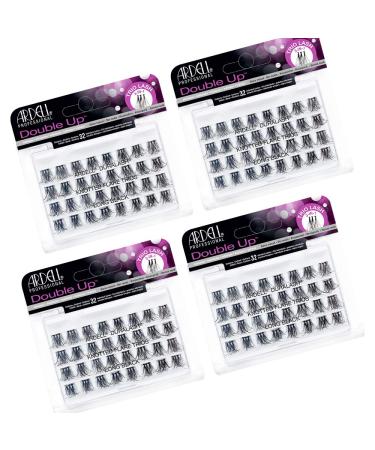 Ardell False Eyelashes Double Trio Individuals Long Black 4 Pack