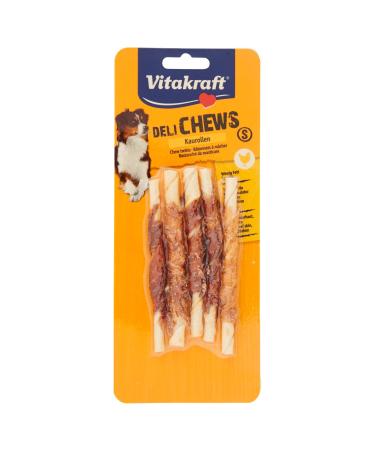 Vitakraft DeliChews dog chew roll chicken S 1x 5 pieces 55 g (1 pack) for small dogs 5 pieces (1 pack)