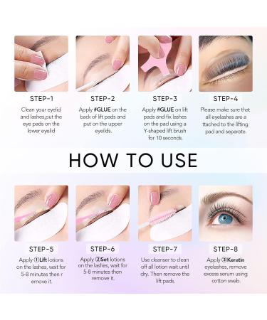 Libeauty Lash Lift Kit Eyelash Lift Kit Eyebrow Lamination 2 in 1 Salon Result Lasts 6 Weeks 10ml Large Capacity Eyelash Perming Kit with Tool for Salon & Home Use With Liquid Glue - Buy Online on SooperMarket.com