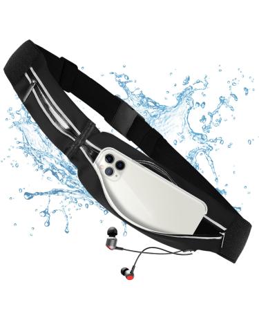 Running belt for mobile phone sports belt running bag. Ultralight waist bag for jogging fitness women and men black