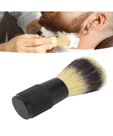 Ankroyu Foam Beard Brush Set for Men | Travel-Friendly Black Alloy Handle & Soft Bristles | Perfect Men's Grooming Accessory - Buy Online on SooperMarket.com