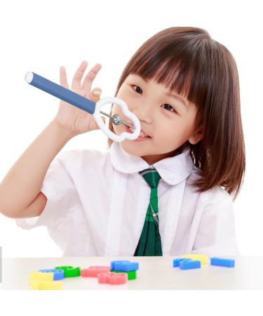 Tongue Tip Exerciser Safe Plastic Gourd Shaped Blue and White Metal Tongue Training Tool for Dysarthria for Children (Blue and White) - Buy Online on SooperMarket.com