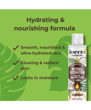 Inecto Coconut Body Oil 6.7 fl oz - Nourishing Hydration & Skin Glow - Buy Online on SooperMarket.com