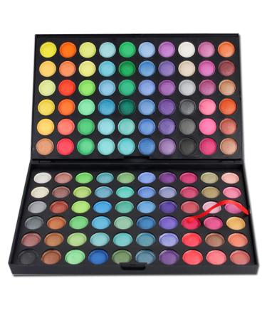 Joyeee Profesional Eyeshadow Palette  Sweatproof and Waterproof Makeup Palettes  120 Pigment-Rich Metallic and Shimmers Eyeshadow Sweatproof and Waterproof Eye Shadows for Girls 2 2 120 colors eyeshdow palette