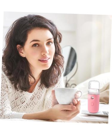 CIYODO 1pc Air Moistener USB Facial Mister Spa Face Humidifier Handheld Face Steamer Aromatherapy 14.5*4cm Pink - Buy Online on SooperMarket.com