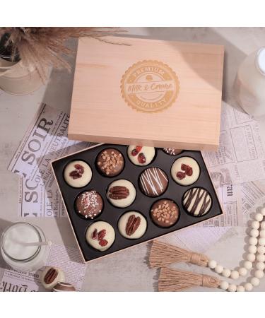 Gourmet Milk Chocolate Cookie Gift Box - Perfect Cookie Gift Basket for Birthdays and Anniversaries - Buy Online on SooperMarket.com