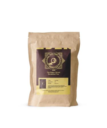 Lucky Cuppa's "221b Bakers Brew" Baker Street Breakfast Tea - Premium Decaf Tea for Tea Lovers - Sherlock Holmes Tea Gifts - Individually Wrapped Tea Bags -25