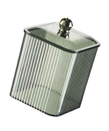 Portable Sturdy Cotton Pad Holder Stylish Home Accessory Portable for Efficient Cosmetic Storage and Organization Green