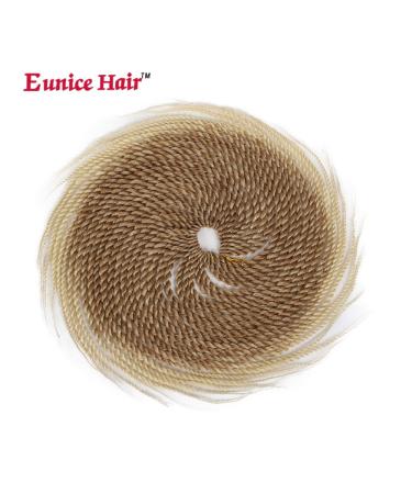 Eunice Senegalese Twist Crochet Braiding Hair Extensions - 22 Inch Synthetic Crochet Braids (27/613) - 6 Packs 30 Roots/Pack Soft & Durable - Buy Online on SooperMarket.com