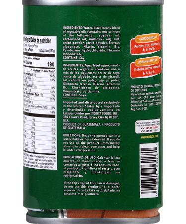 Goya Foods Ducal Refried Black Beans 11oz (Pack of 24) - Authentic Hispanic Flavor - Buy Online on SooperMarket.com