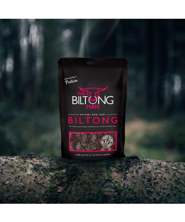 The Biltong Man Peri-Peri Fatty Beef Biltong 500g - High Protein Healthy Chilli Beef Snack - Buy Online on SooperMarket.com