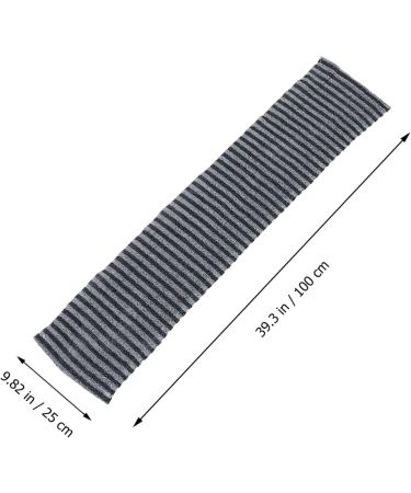 Silicone Body Brush Bath Towel Set - 2Pcs Pull Back Strip Scrubber for Adults | 100x25cm - Buy Online on SooperMarket.com