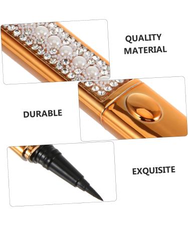 FOYTOKI 3pcs Self Adhesive Mascara Self- Adhesive Eyeliner Self-adhesive Eye Liner Lash Tools Golden Plastic - Buy Online on SooperMarket.com