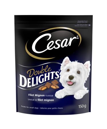 CESAR Double Delights Treats for Dogs - Filet Mignon 150g (10 Pack) Filet Mignon 150 g (Pack of 10)
