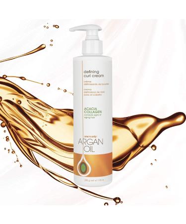 One 'n Only Argan Oil Curl Defining Cream - 9.8 oz | Leave-in Conditioner for Strong, Hydrated Curls with Enhanced Shine - Buy Online on SooperMarket.com