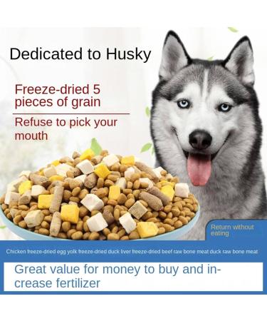 Dog Food Puppy Food Husky 5kg 40kg General-Purpose Adult Dog Hair strengthening Bone Removing Tear Marks High Calcium Grain 10 pounds - Buy Online on SooperMarket.com