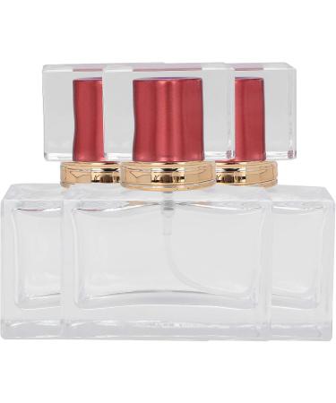 Verdant Touch Perfume Bottle Glass Refillable Perfume Bottle 30ml Red Set of 3 Empty Spray Atomizer for Cosmetic Fragrance Dispensing - Buy Online on SooperMarket.com