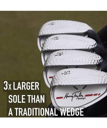 Harry Taylor 405 Signature Series Sand Wedge - Wide Sole Stainless Steel Golf Club for Amateurs (64 Right) - Forgiving Design for Ultimate Performance - Buy Online on SooperMarket.com