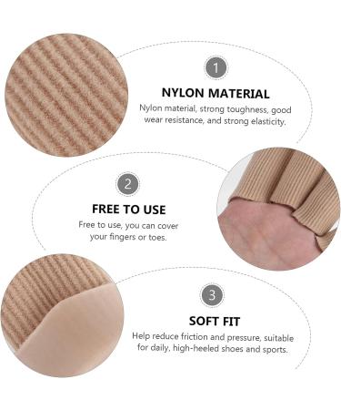 FOMIYES 2 Pairs Silicone Gel Finger Guard Sleeves for Toe Blister Protection - Buy Online on SooperMarket.com