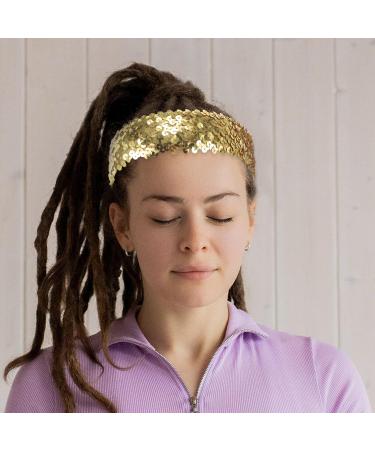 Lurrose Green Sequin Headband for Women & Girls - 1pc Gold Size 1 - Stylish Hair Accessory for Any Occasion - Buy Online on SooperMarket.com