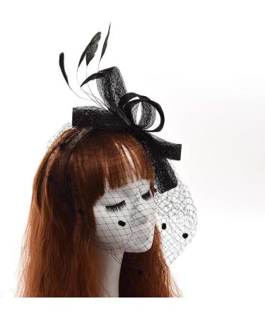 GRACEART Bowknot Fascinator Hats Veil Headband - Buy Online on SooperMarket.com