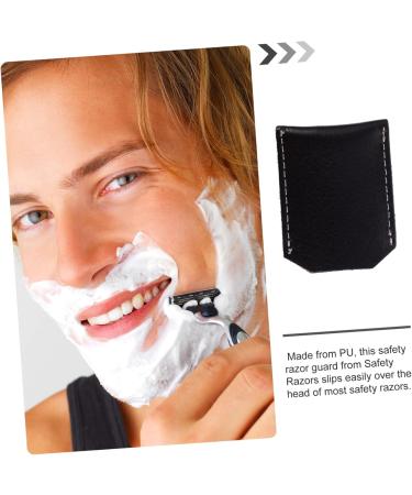 MAGICLULU 2-Piece Razor Storage Travel Case for Men - Durable PU Material Compact and Convenient - 6x4cm x 2pcs - Buy Online on SooperMarket.com