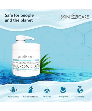 Hydrating 3-in-1 Moisturizing Cream with Hyaluronic Acid - Face  Neck & Hands - 16.9 fl. oz - Buy Online on SooperMarket.com