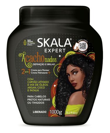 SKALA - Linha Expert - Creme de Nutricao 2 em 1 Acachonados 1 Kg - (Expert Collection - Passionate 2 in 1 Nutricious Cream 33.81 Fl Oz)