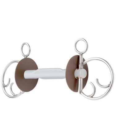 Beris bit jumping combination curb bit butterfly bar soft grey 10259-140-S 140mm soft