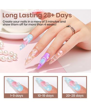 MIZHSE 3D Nail Gel - Clear Sculpting Gel for Nail Art | 15g Molding & 5D Embossed Gel for Stunning Manicures | International Shipping Available - Buy Online on SooperMarket.com