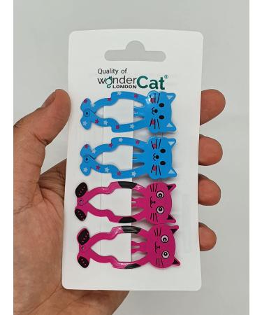 Hair Clips Accessories Girls Snap Hair Clips Cute Hair Clips Kids Hair Clips Metal Hair Clips Baby Toddlers Girl Kids Hair clips (Kitty Z4CLIKIT)