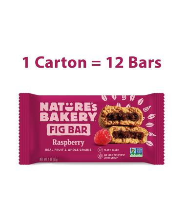 Nature's Bakery Whole Wheat Fig Bars - Raspberry | Vegan, Non-GMO Snack | 12 Twin Packs - Buy Online on SooperMarket.com
