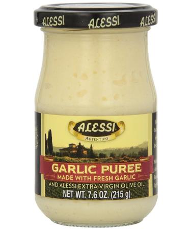 Alessi Garlic Puree 7.6 Ounce ( Pack of 2)