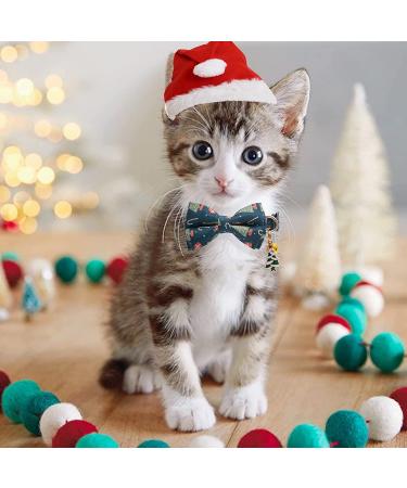 2 Pack Breakaway Christmas Cat Collars with Bow Tie - Red & Green - Buy Online on SooperMarket.com