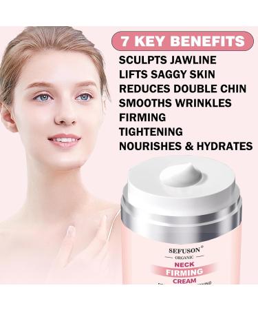 Anti Aging Neck Firming Cream with Retinol, Collagen & Hyaluronic Acid - 50ML - Buy Online on SooperMarket.com
